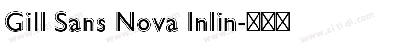 Gill Sans Nova Inlin字体转换